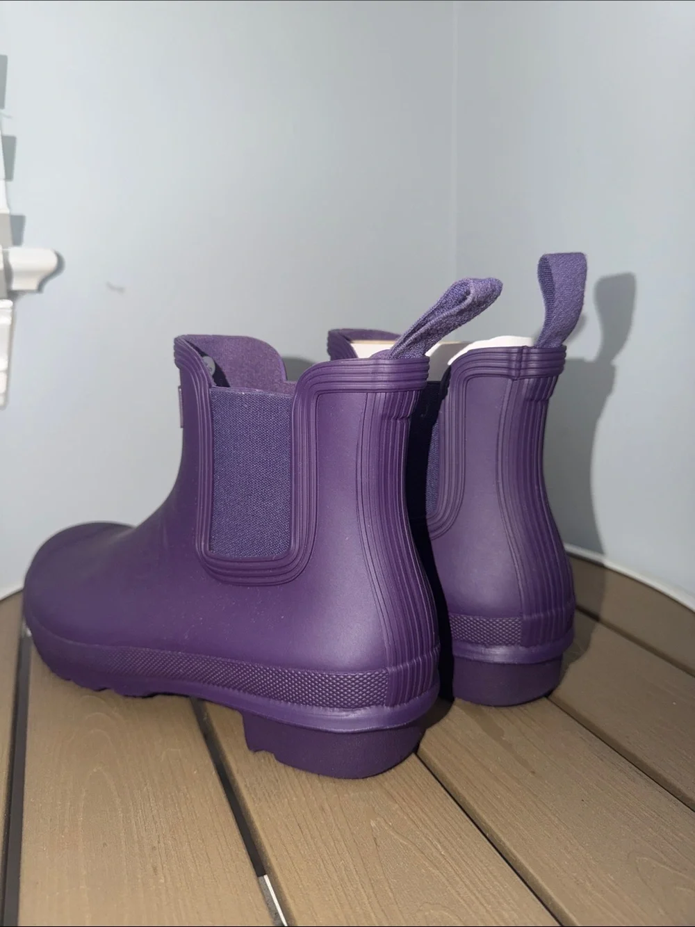 Hunter Rain Boots in Deep Purple